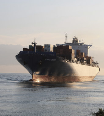 Vessel at sea